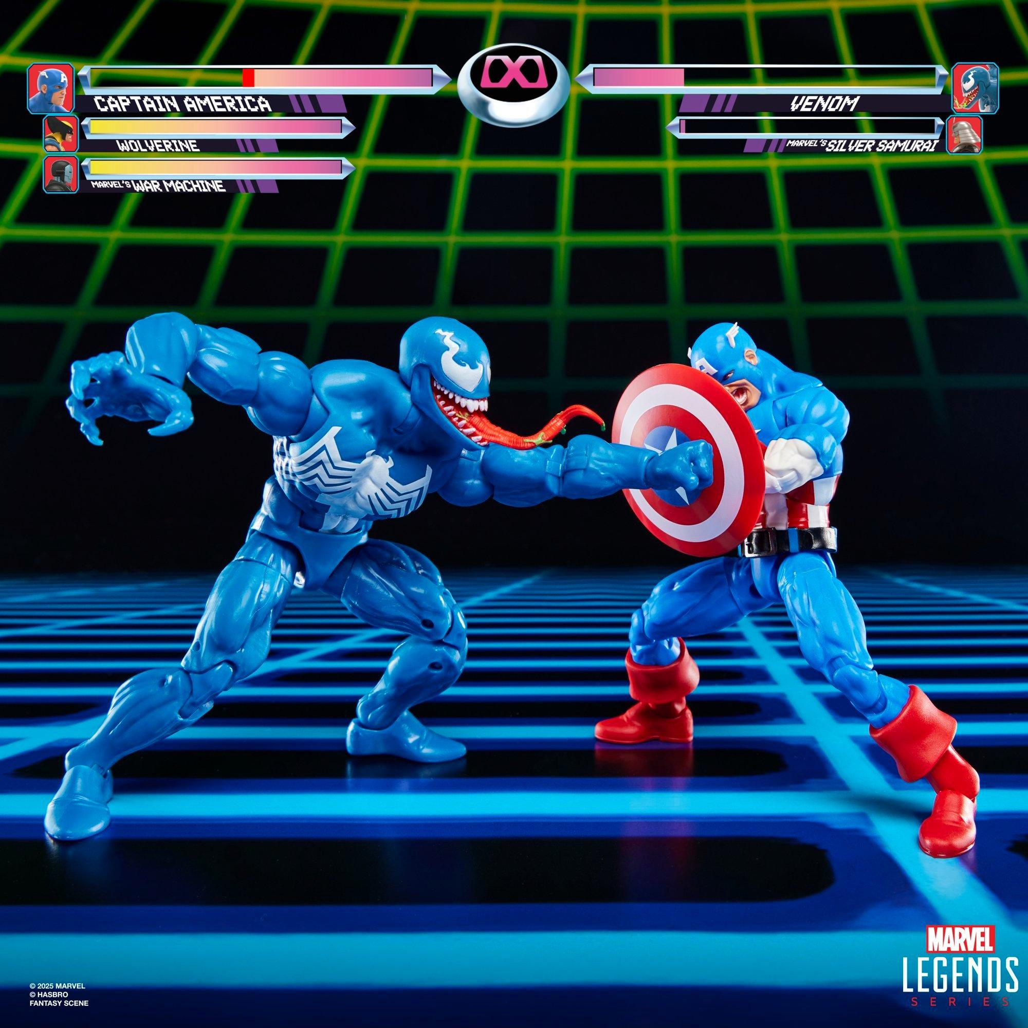 Marvel Legends Series Gamerverse Captain America vs Venom
