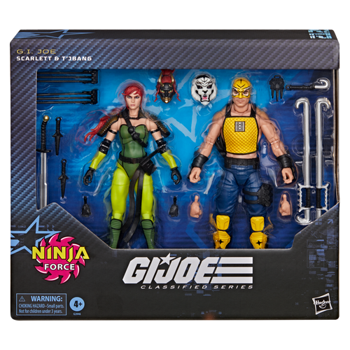 G.I. Joe Classified Series #212, Ninja Force Scarlett and T'Jbang