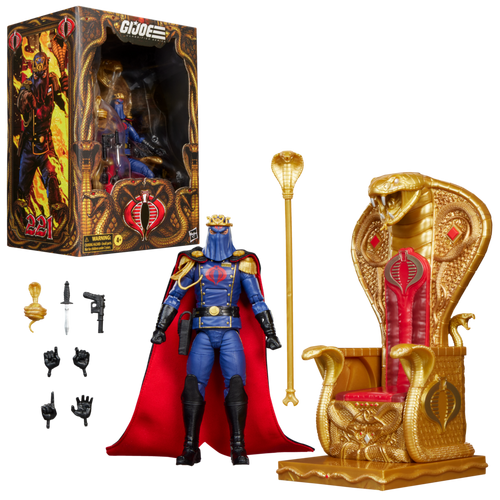 G.I. Joe Classified Series #221, Cobra Commander (Dress Uniform and Throne)