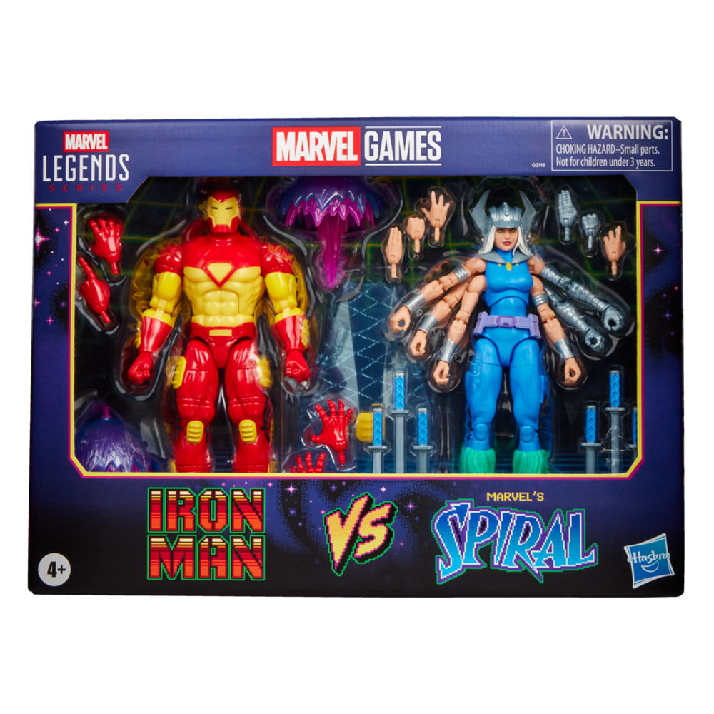 Marvel Legends Series Marvel Games Iron Man vs Marvel’s Spiral